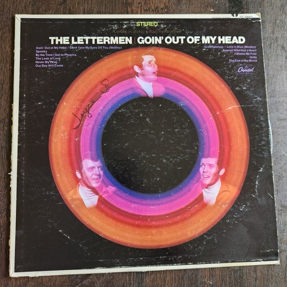 The Lettermen Goin' Out of My Head LP Vinyl Record ST 2865 Autographed - Picture 1 of 6